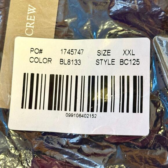 J. Crew Navy Blue Curved Waist Cheeky Bikini Bottom Size XXL - Picture 7 of 7